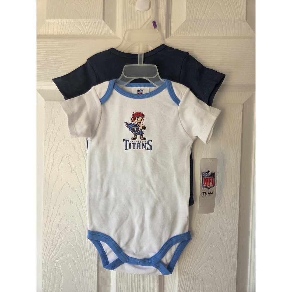 NFL Tenessee Titans Baby 2pc Bodysuits 3-6M NWT Football Infant Fan